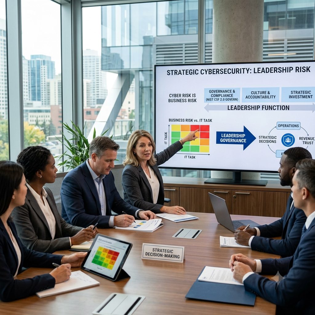 Cybersecurity Is a Leadership Function — Not an IT Task
