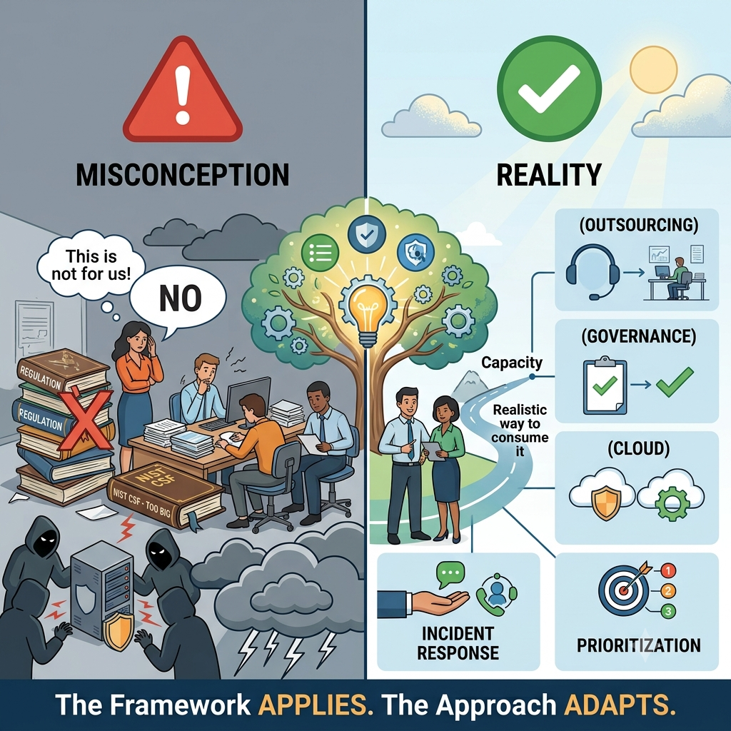 The Dangerous Myth: “NIST CSF Doesn’t Apply to Small Organizations”
