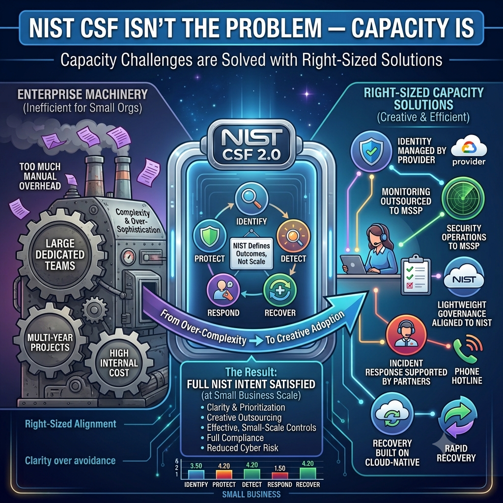 NIST CSF Isn’t the Problem. Capacity Is.