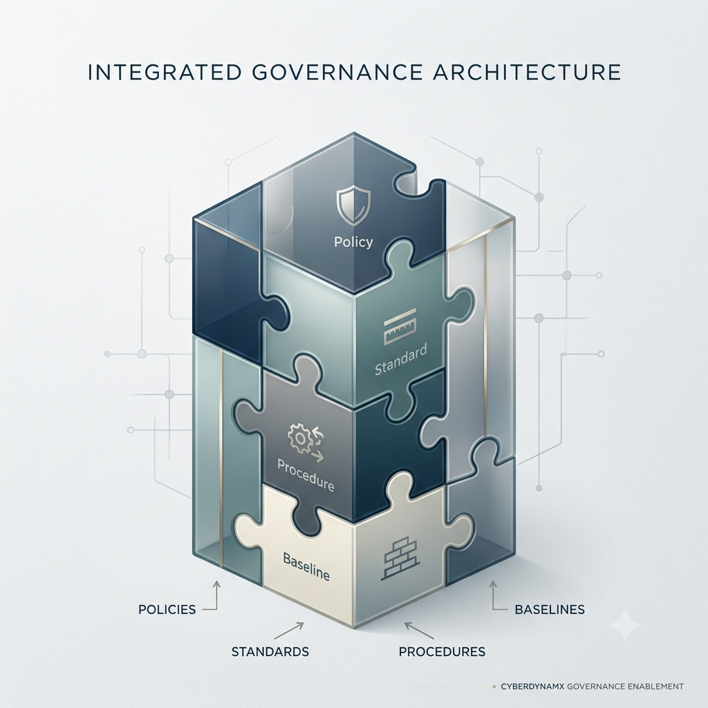 The Power of an Integrated Policy–Standard–Procedure Architecture