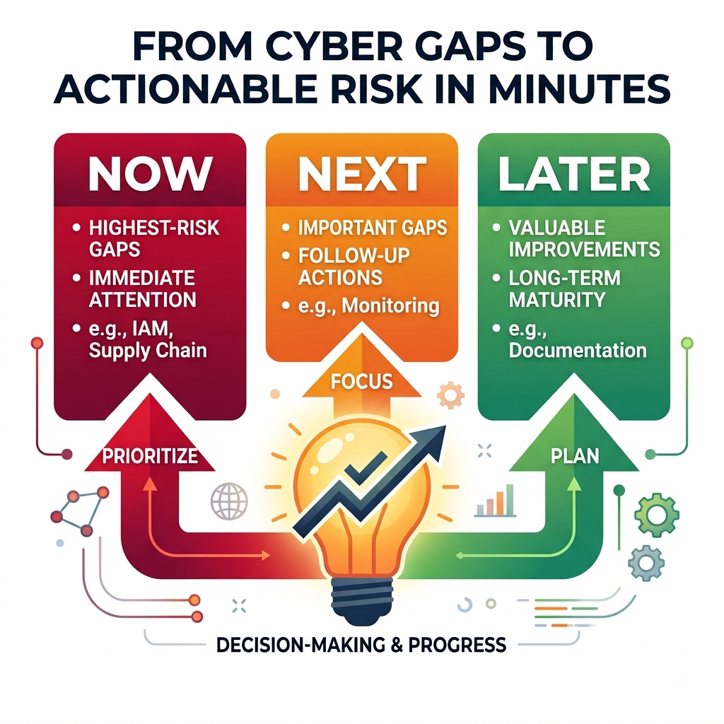 How to Identify the Highest‑Risk Cyber Gaps in Minutes