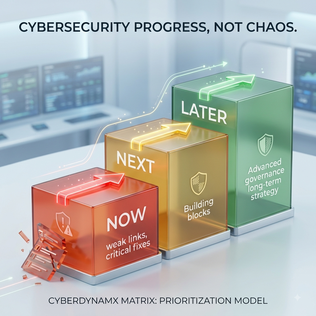 NOW / NEXT / LATER: A Smarter Way to Prioritize Cyber Improvements