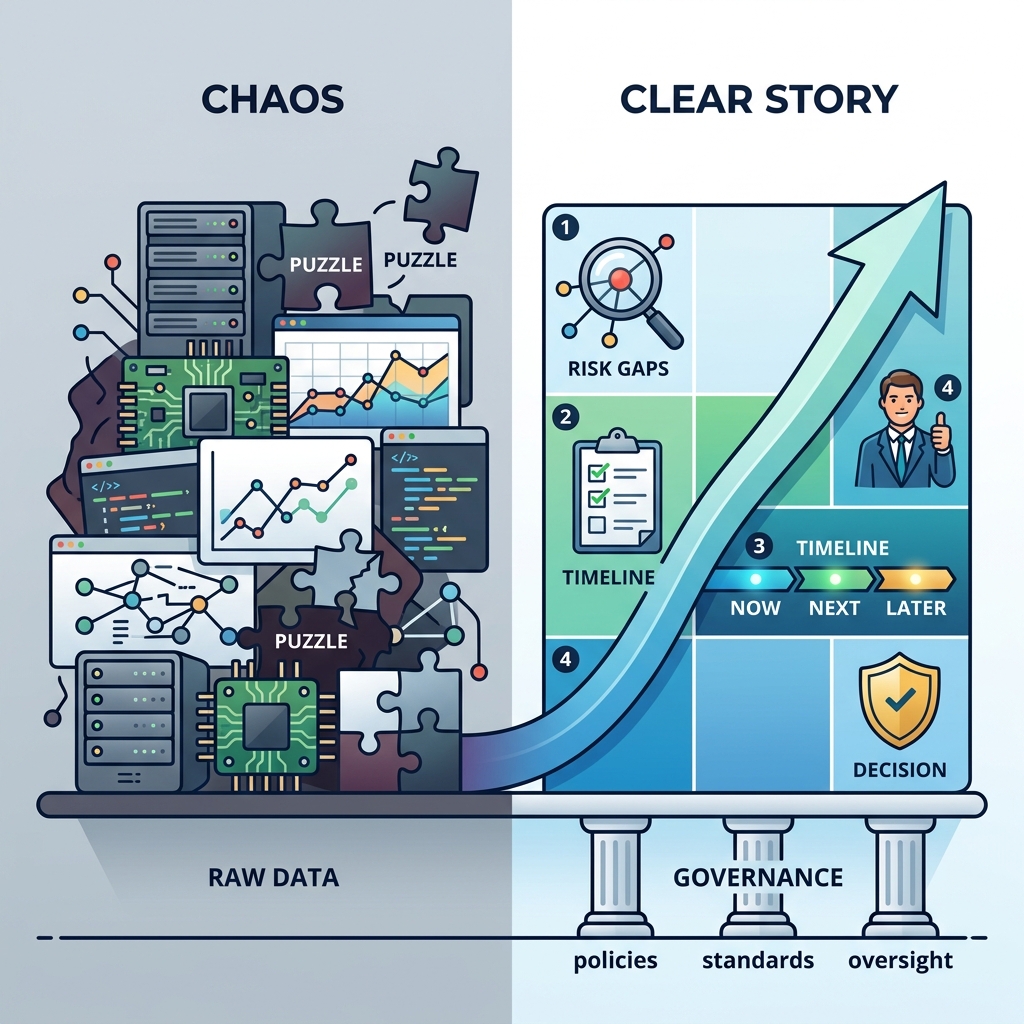 Why Boards Need a Clear Cyber Story, Not More Data