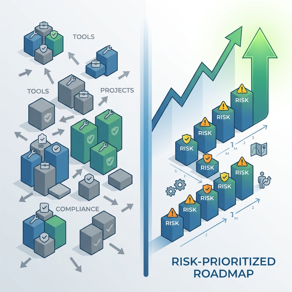 How Risk‑Prioritized Roadmaps Accelerate Cyber Maturity